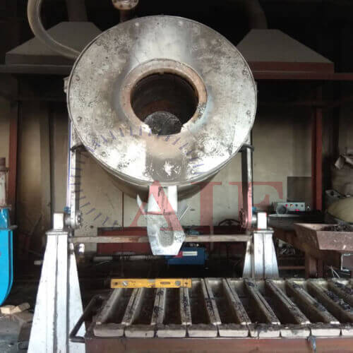 Hydraulic Tilting Copper Melting Crucible Furnace Supplier in Egypt