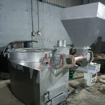 6 Ft Biomass Wood Pellet Aluminium Melting Furnace